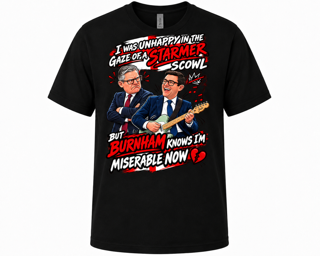 BURNHAM KNOWS I'M MISERABLE NOW Men's T-Shirt