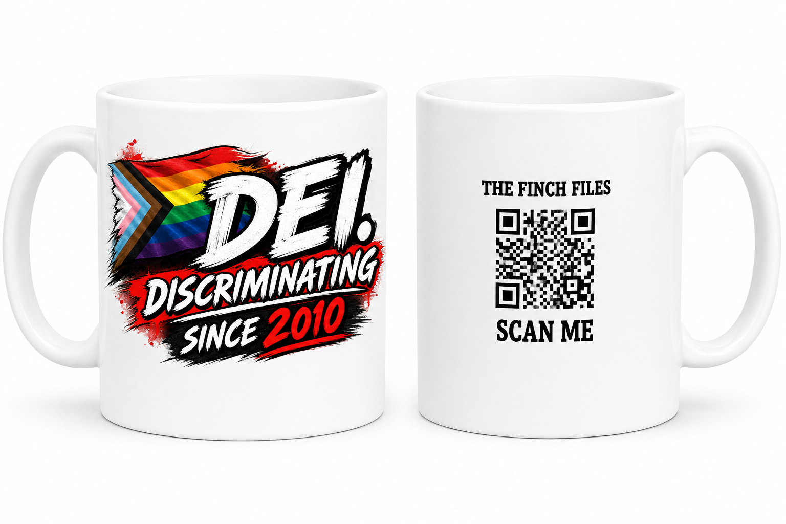 DEI.  DISCRIMINATING SINCE 2010 MUG