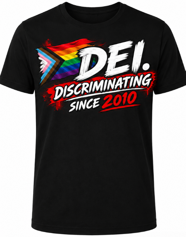 DEI Discriminating Since 2010 Men's T-Shirt