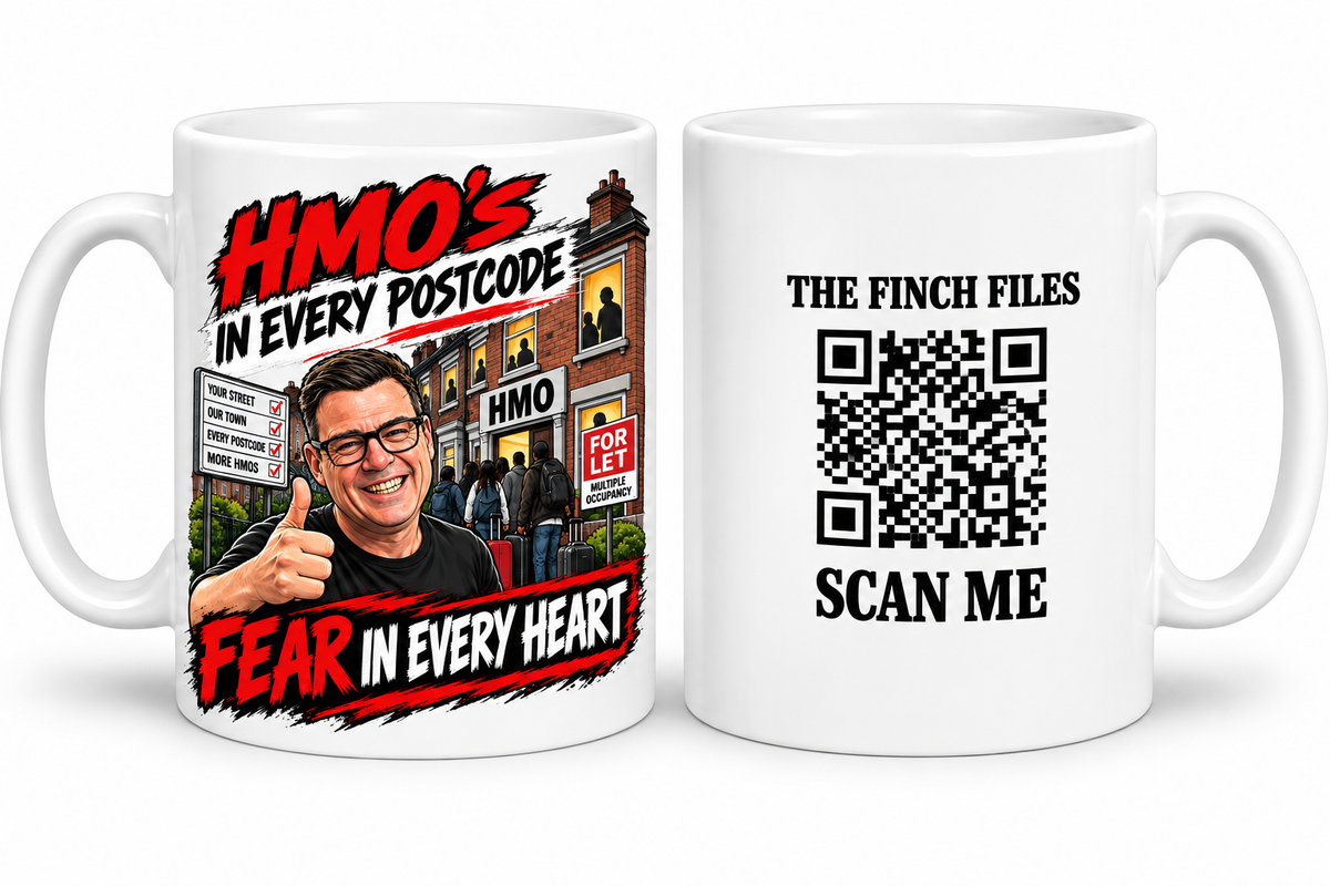 HMO'S IN EVERY POSTCODE MUG