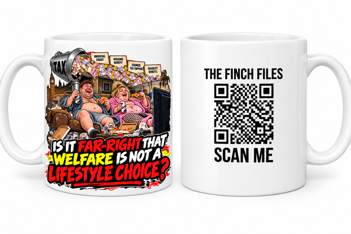 IS IT FAR-RIGHT THAT WELFARE IS NOT A LIFESTYLE CHOICE? MUG