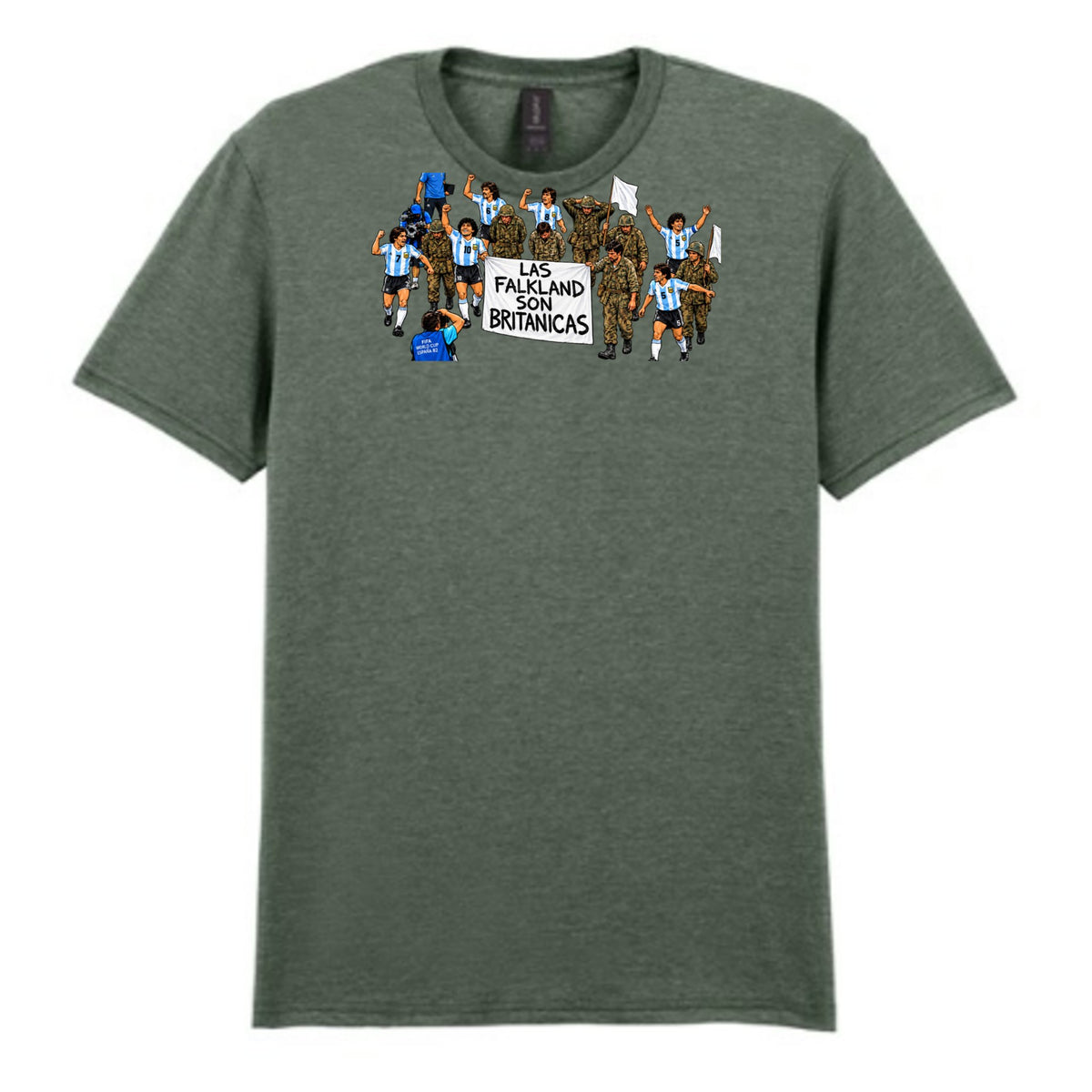 Mockup - Heather Military Green