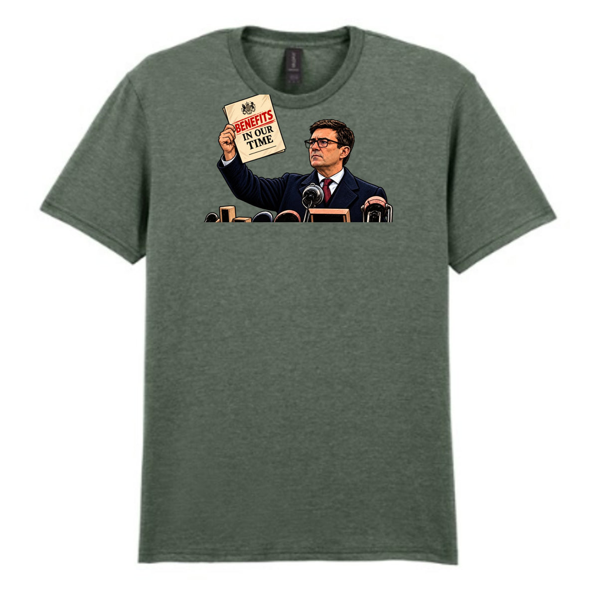 Mockup - Heather Military Green