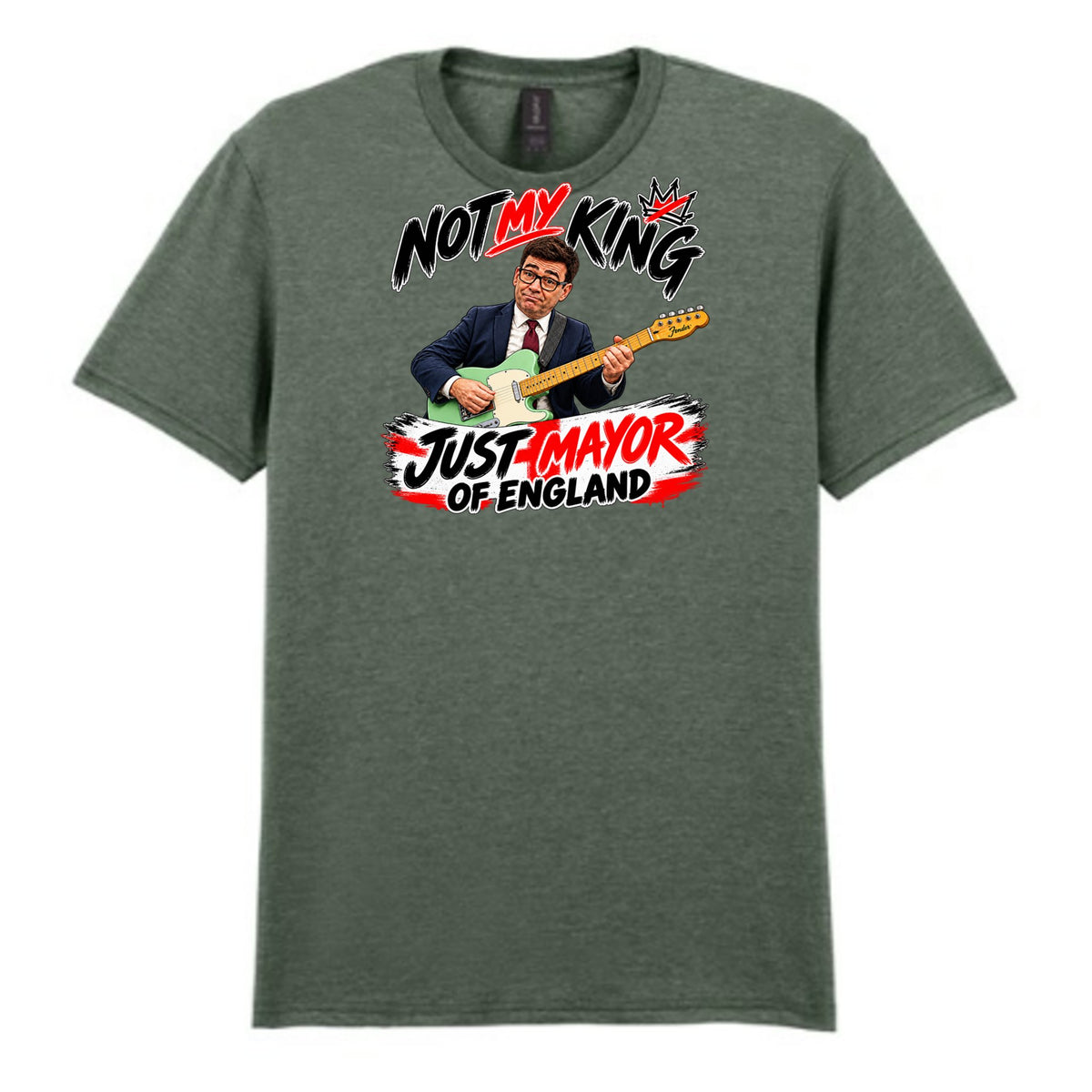 Mockup - Heather Military Green