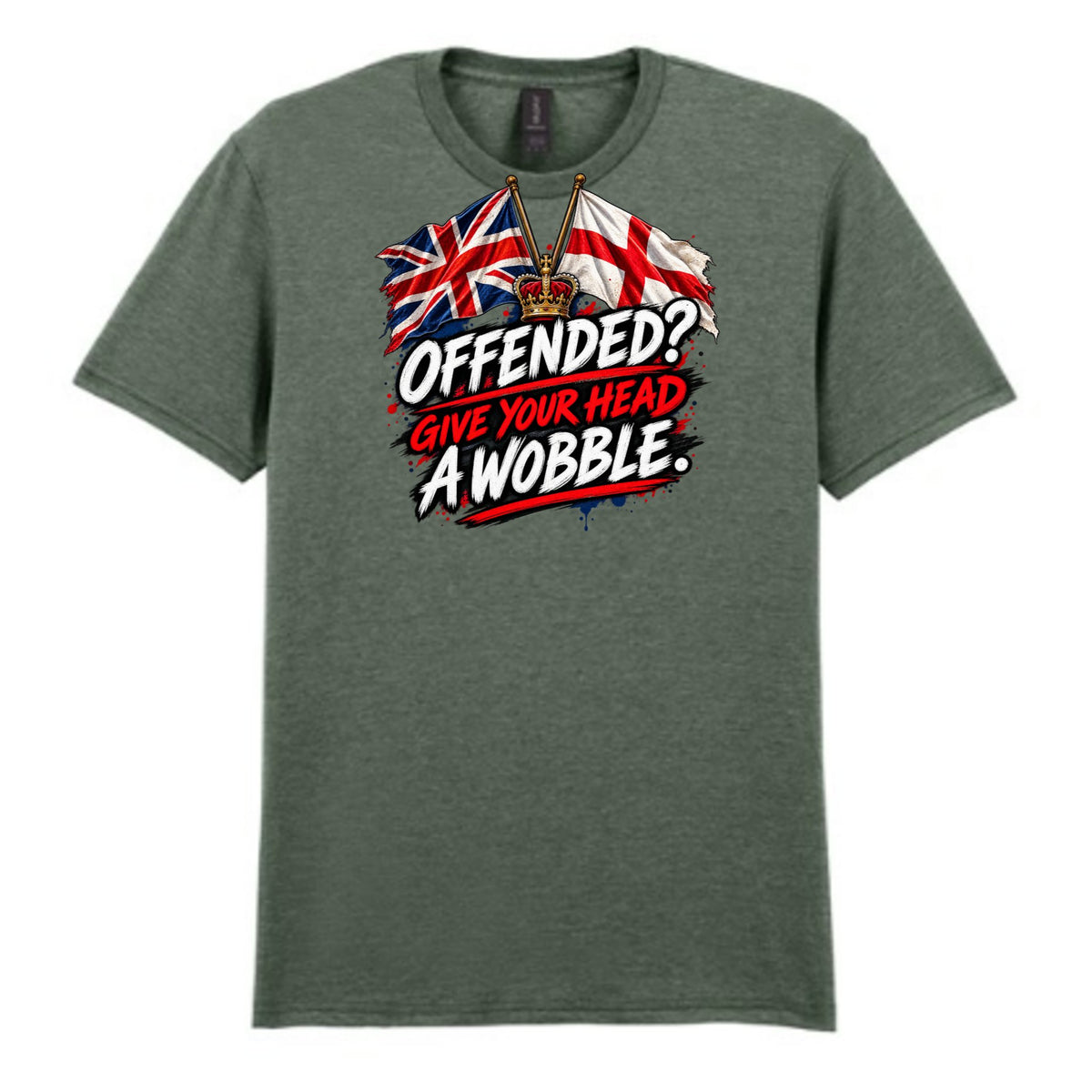 Mockup - Heather Military Green