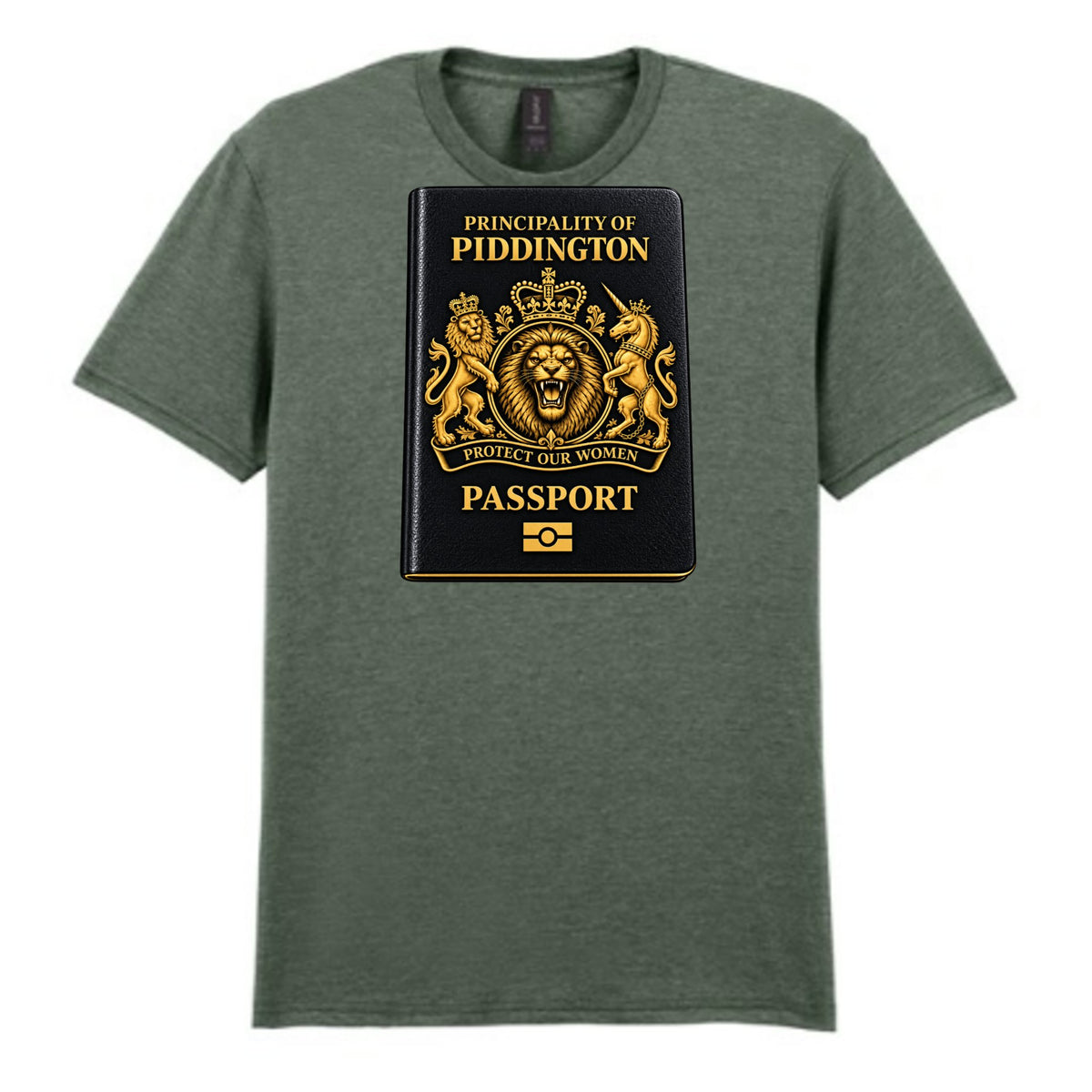 Mockup - Heather Military Green