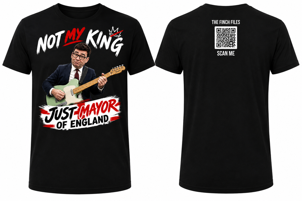 NOT MY KING. JUST MAYOR OF ENGLAND Men's T-Shirt
