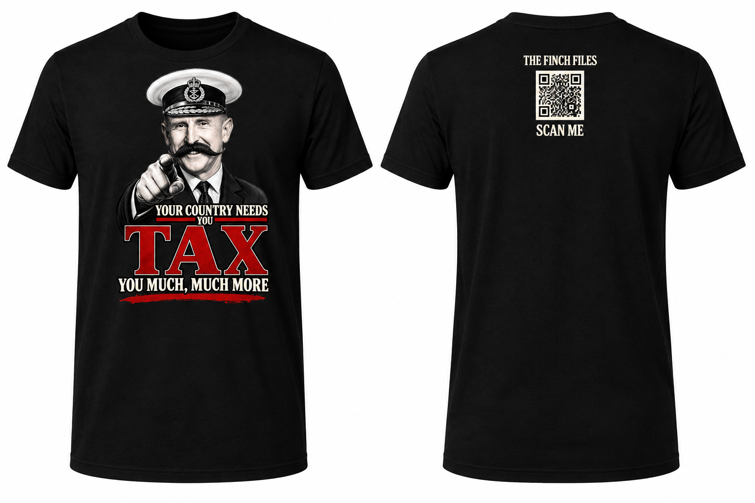 YOUR COUNTRY NEEDS TO TAX YOU MUCH, MUCH MORE Men's T-shirt